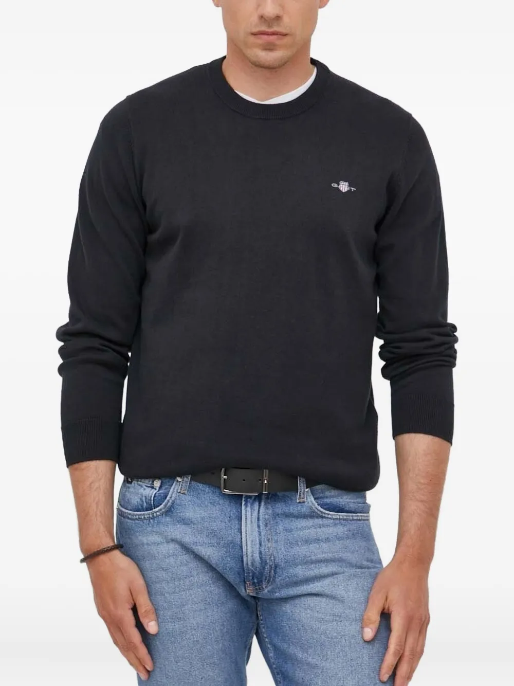 Толстовка с вышитым логотипом Gant, черный
Толстовка с вышитым логотипом Gant, черный