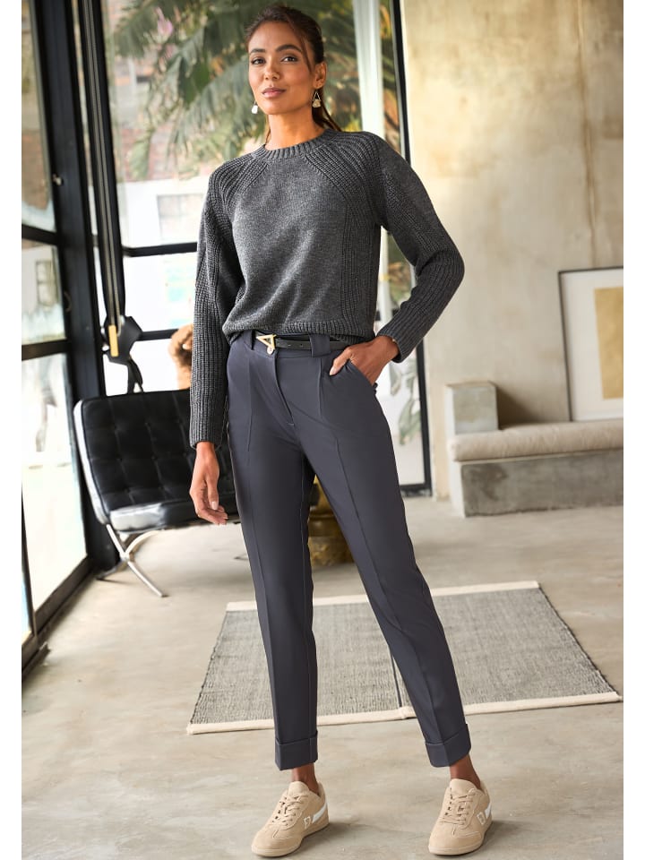 Брюки 7/8 цвета антрацит LASCANA
Брюки 7/8 цвета антрацит LASCANA