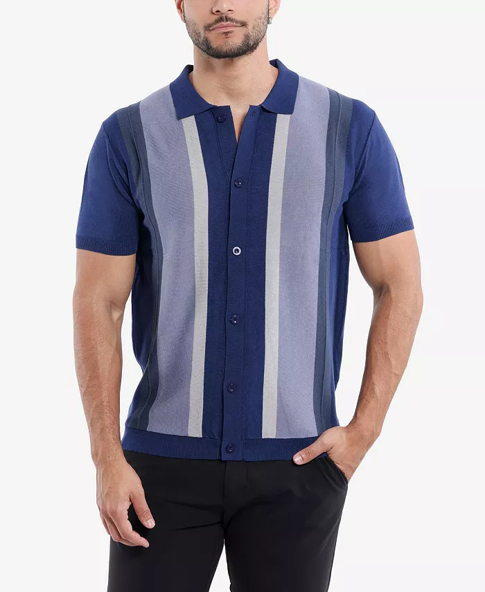 Мужской полосатый свитер-поло SPRING + MERCER, мультиколор
Мужской полосатый свитер-поло SPRING + MERCER, мультиколор