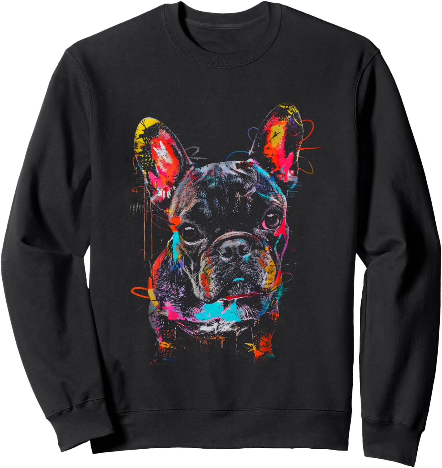 Яркая толстовка в стиле арта с изображением французского бульдога Colorful French Bulldog Art For Dog Lovers, черный
Яркая толстовка в стиле арта с изображением французского бульдога Colorful French Bulldog Art For Dog Lovers, черный