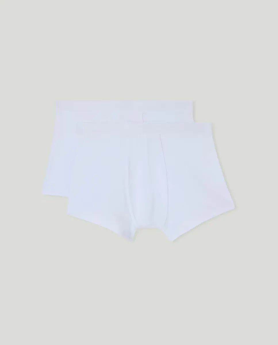 Набор из 2 мужских однотонных боксеров Dustin, белый
Набор из 2 мужских однотонных боксеров Dustin, белый