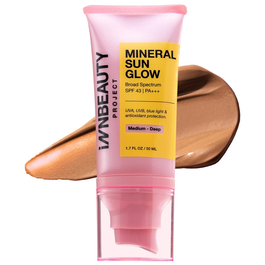 Минеральный солнцезащитный крем широкого спектра действия SPF 43 PA +++ с пептидами и витамином С INNBEAUTY PROJECT, 1.7 oz, Medium-Deep
Минеральный солнцезащитный крем широкого спектра действия SPF 43 PA +++ с пептидами и витамином С INNBEAUTY PROJECT, 1.7 oz, Medium-Deep