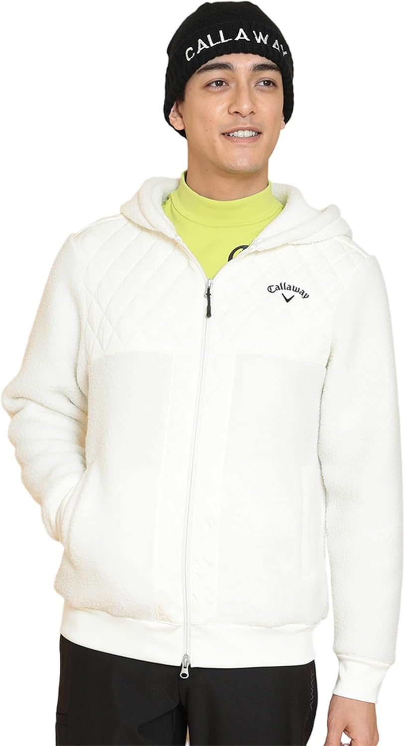 Мужская толстовка с капюшоном Callaway (флис Sherpa) / для гольфа / C24217111, белый
Мужская толстовка с капюшоном Callaway (флис Sherpa) / для гольфа / C24217111, белый