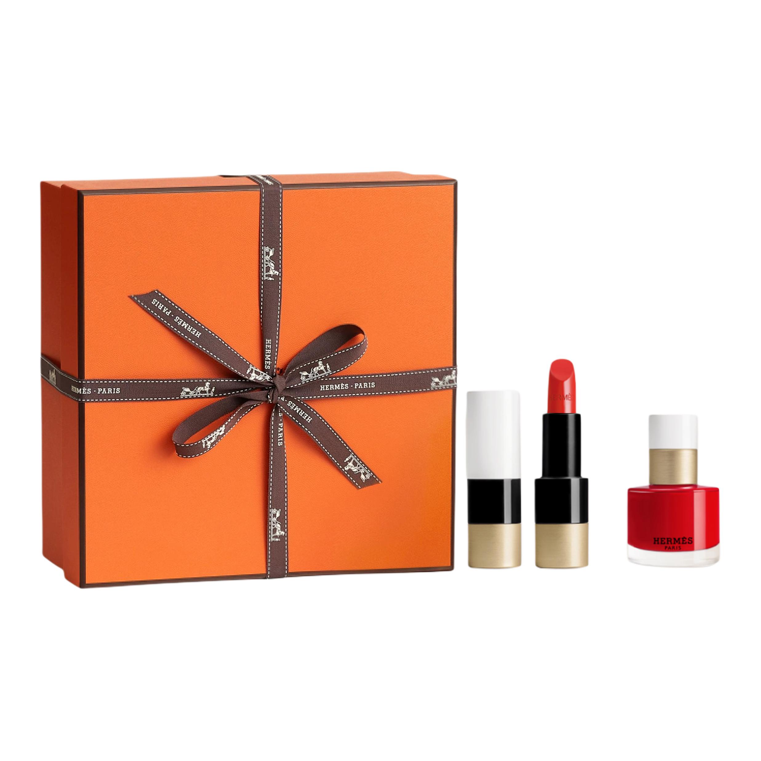 Набор косметики для макияжа: помада и лак для ногтей Natural Complexion 3,5 г + 15 мл HERMES
Набор косметики для макияжа: помада и лак для ногтей Natural Complexion 3,5 г + 15 мл HERMES