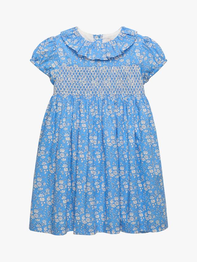 Детское платье Capel для праздника со сборками Trotters, Blue
Детское платье Capel для праздника со сборками Trotters, Blue