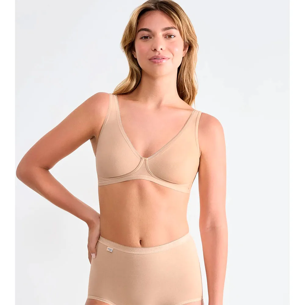 Бюстгальтер Sloggi Basic+ Soft, бежевый 
Бюстгальтер Sloggi Basic+ Soft, бежевый