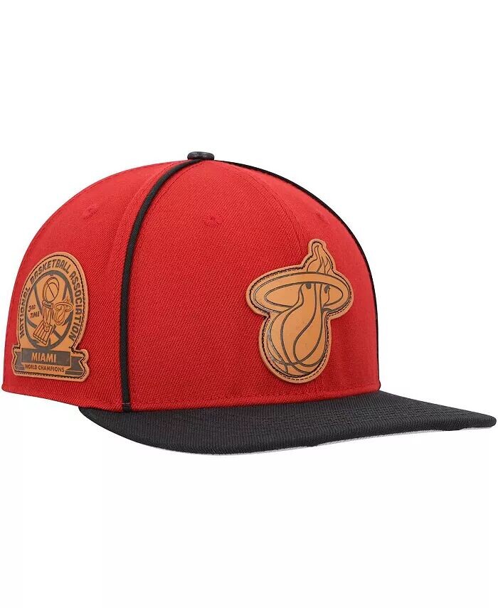 Мужская красно-черная кепка Snapback с кожаной нашивкой Miami Heat Heritage Pro Standard, красный
Мужская красно-черная кепка Snapback с кожаной нашивкой Miami Heat Heritage Pro Standard, красный