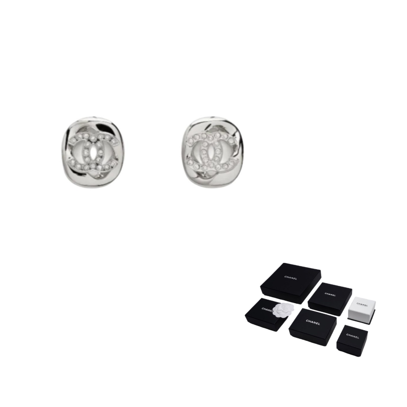 CHANEL Металлические клипсы Unisex Silver
CHANEL Металлические клипсы Unisex Silver