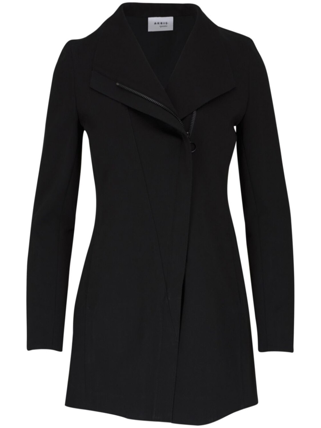 Akris Punto жакет с косой молнией, черный
Akris Punto жакет с косой молнией, черный