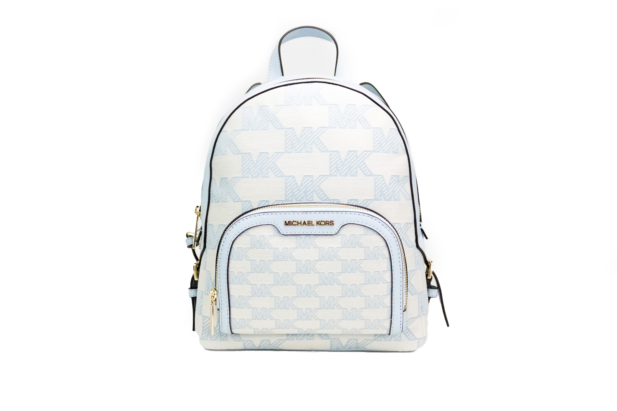Сумка-рюкзак Jaycee Medium Vista Blue Signature из холста с карманом на молнии Michael Kors
Сумка-рюкзак Jaycee Medium Vista Blue Signature из холста с карманом на молнии Michael Kors