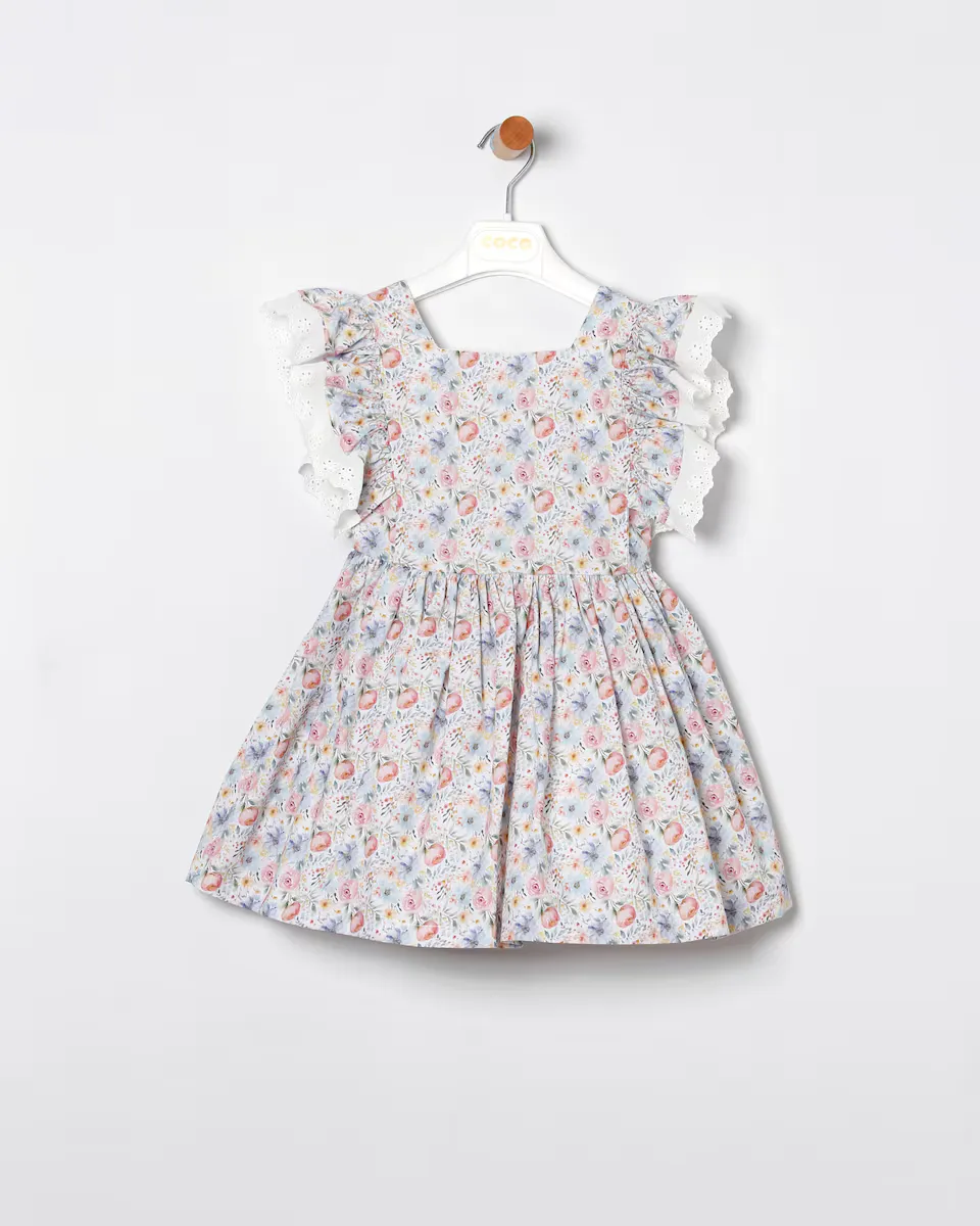 Платье для девочки с цветочным принтом и кружевом Coco Acqua, мультиколор
Платье для девочки с цветочным принтом и кружевом Coco Acqua, мультиколор