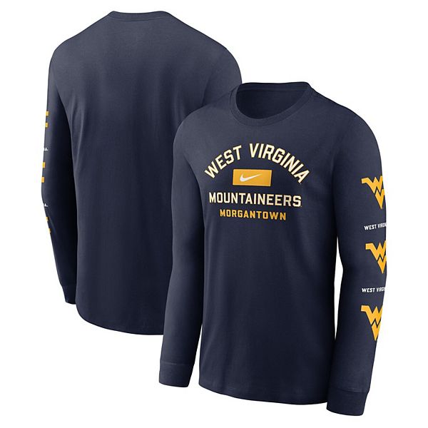 Мужская футболка с длинным рукавом West Virginia Mountaineers Nike
Мужская футболка с длинным рукавом West Virginia Mountaineers Nike