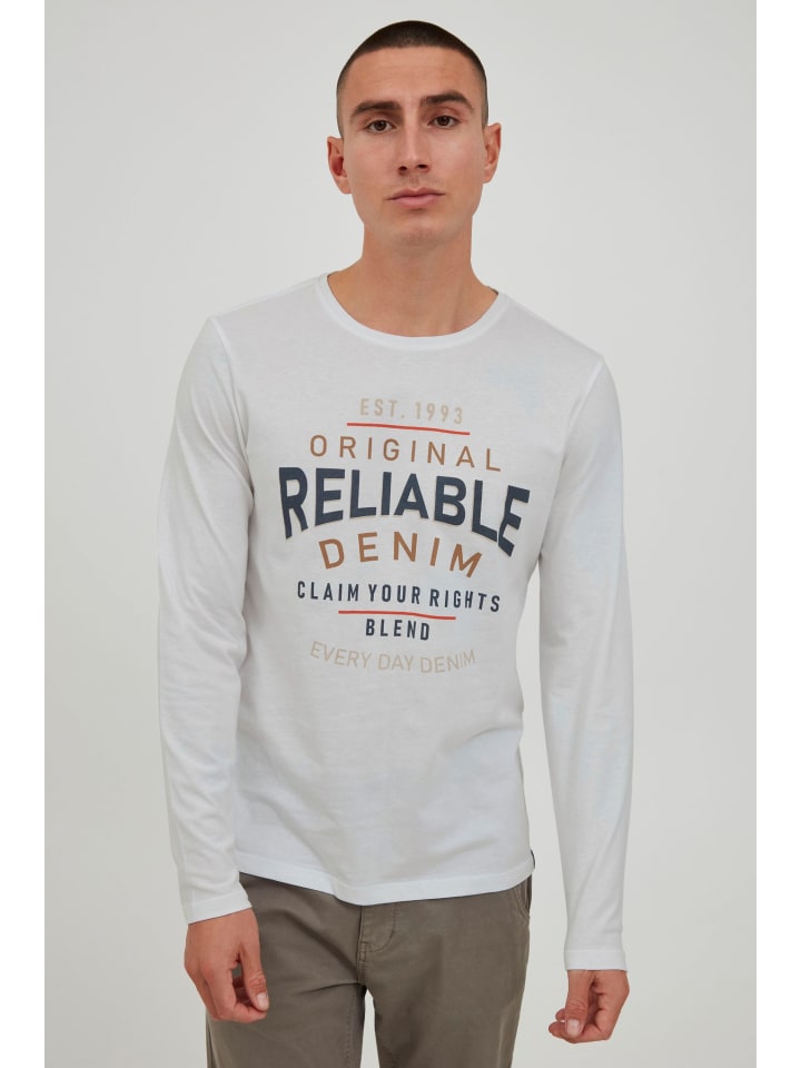 Рубашка с длинным рукавом BLEND, натуральный 
Рубашка с длинным рукавом BLEND, натуральный