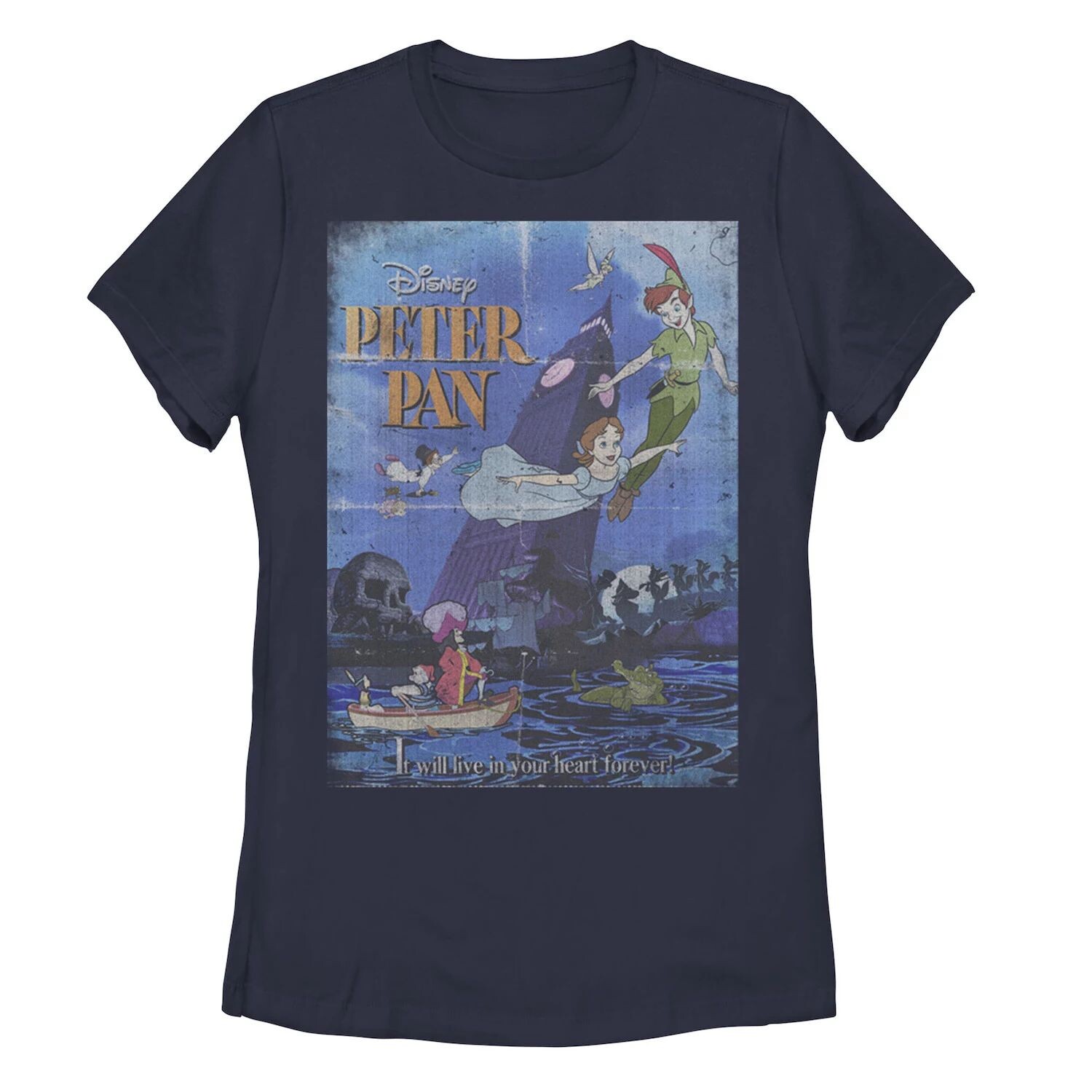 Винтажная футболка с постером «Питер Пэн» и изображением Питера Пэна Disney для юниоров Licensed Character 
Винтажная футболка с постером «Питер Пэн» и изображением Питера Пэна Disney для юниоров Licensed Character