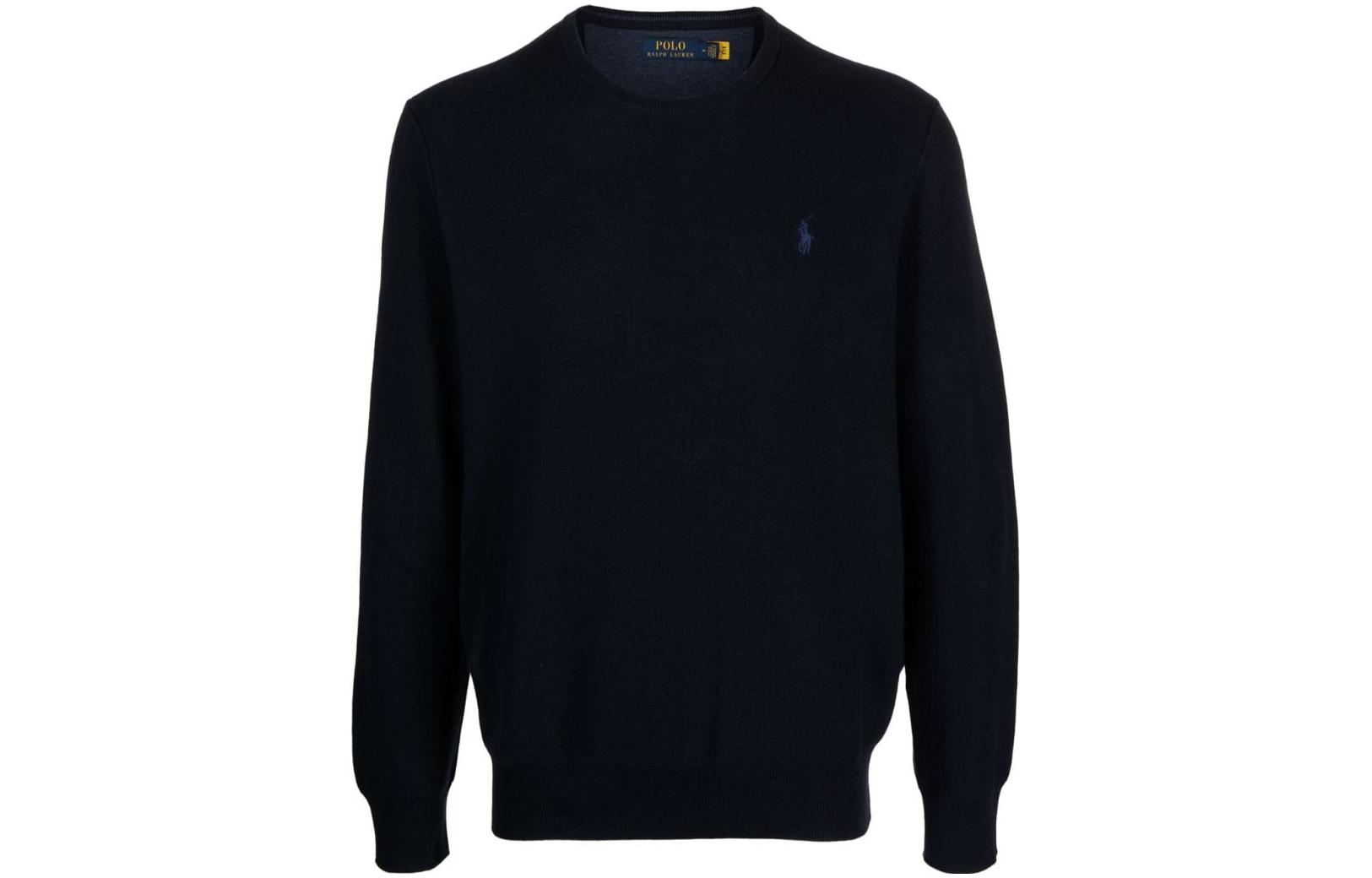 Свитер с вышитым логотипом Polo Ralph Lauren, темно-синий
Свитер с вышитым логотипом Polo Ralph Lauren, темно-синий