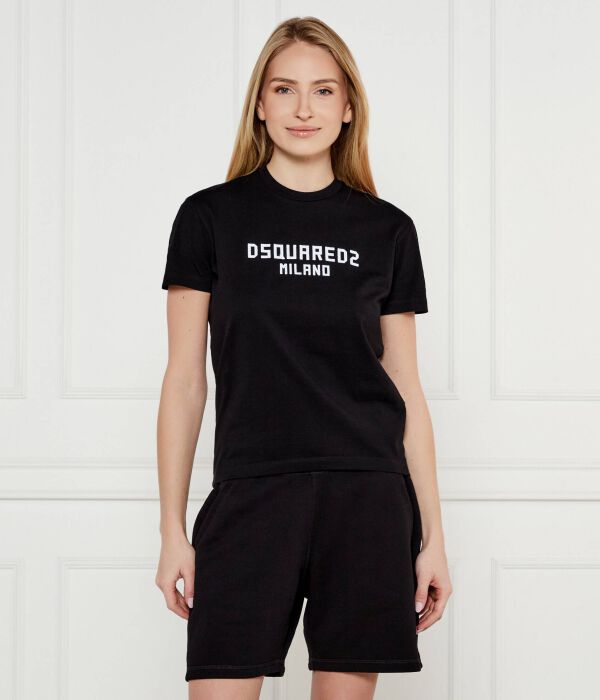 Футболка женская Dsquared2 с надписью, черный
Футболка женская Dsquared2 с надписью, черный