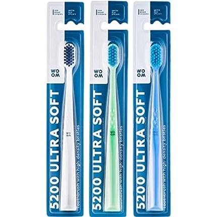 5200 Ультрамягкая зубная щетка Mix, синяя, Woom
5200 Ультрамягкая зубная щетка Mix, синяя, Woom