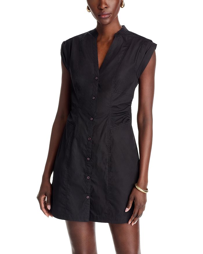 Платье из поплина Elyse Derek Lam 10 Crosby, черный 
Платье из поплина Elyse Derek Lam 10 Crosby, черный