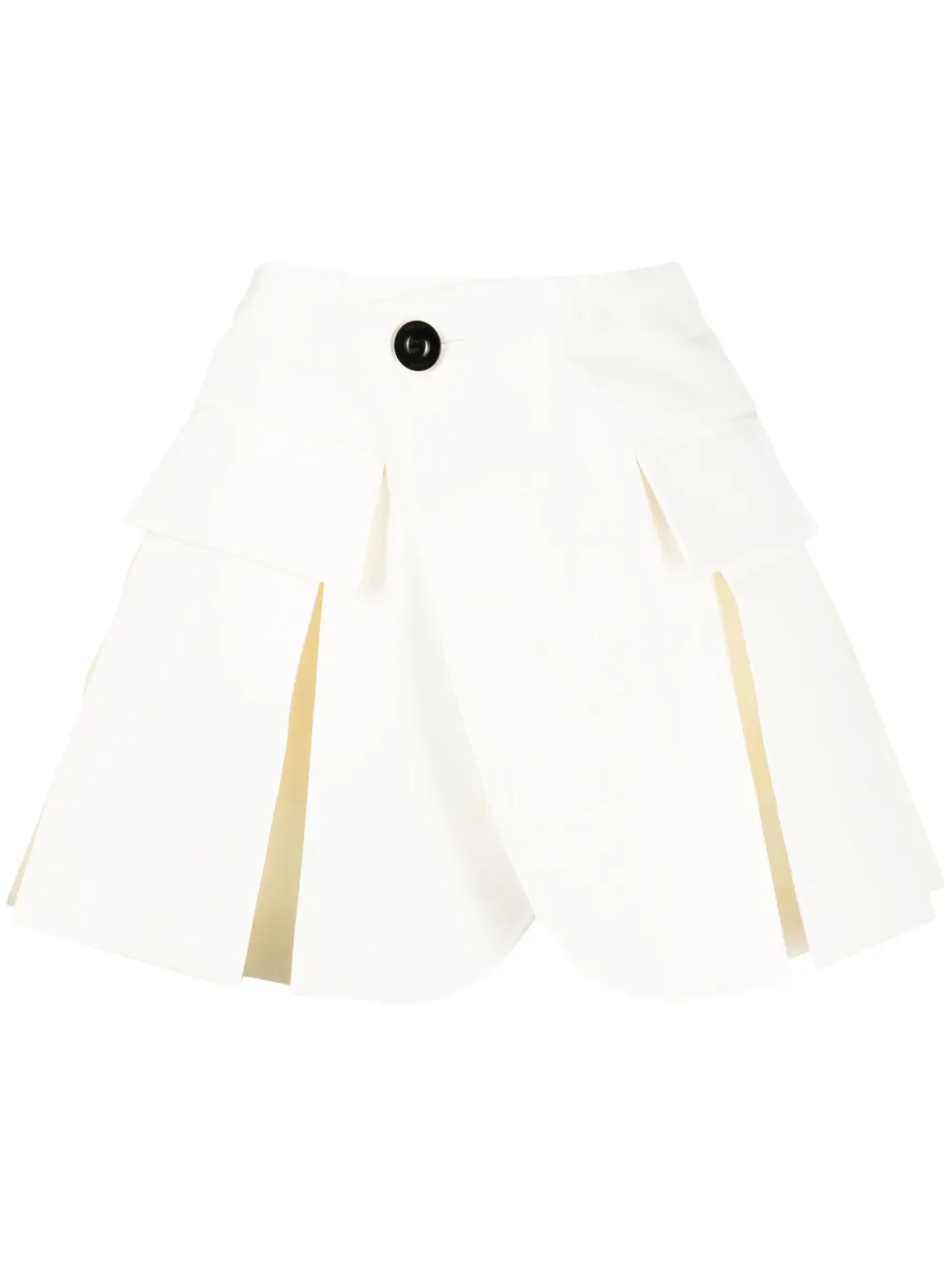 Шорты А-силуэта со складками SACAI, белый
Шорты А-силуэта со складками SACAI, белый
