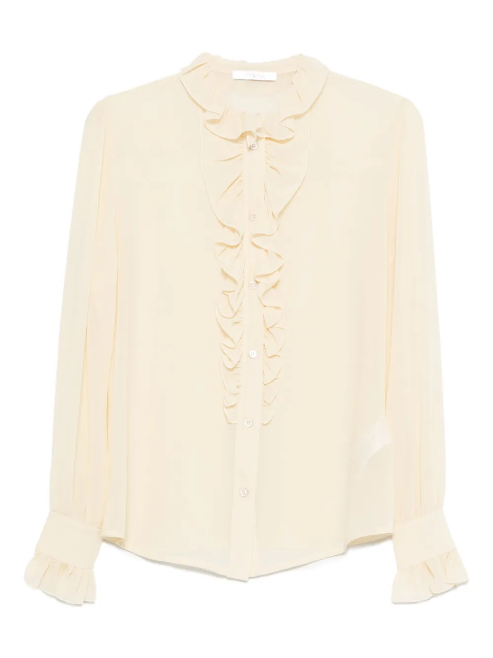 Шелковая блуза с рюшами Vivetta, нейтральный
Шелковая блуза с рюшами Vivetta, нейтральный