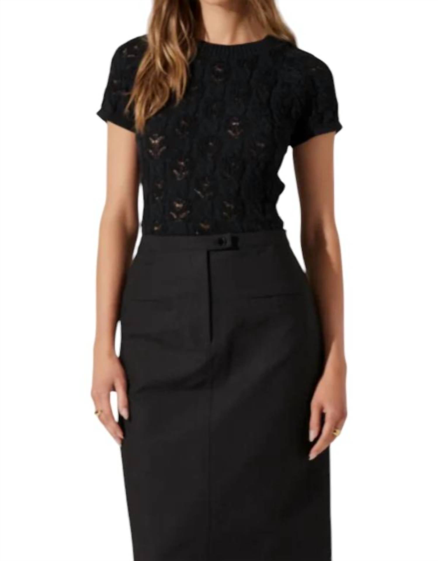 Свитер Alda черного цвета ASTR
Свитер Alda черного цвета ASTR