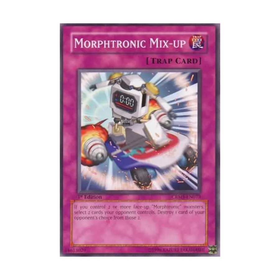 CCG Морфтронная путаница (обычная), Yu-Gi-Oh - Crimson Crisis - Singles
CCG Морфтронная путаница (обычная), Yu-Gi-Oh - Crimson Crisis - Singles