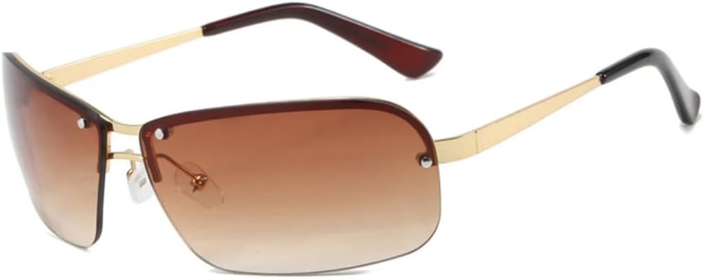 Модные солнцезащитные очки в стиле панк с двойной перемычкой, овальной оправой, металлическими линзами, для женщин и мужчин, для активного отдыха, поездок и путешествий, защита от УФ-излучения UV400 VVTWSSW, Gold Gradient Tea
Модные солнцезащитные очки в стиле панк с двойной перемычкой, овальной оправой, металлическими линзами, для женщин и мужчин, для активного отдыха, поездок и путешествий, защита от УФ-излучения UV400 VVTWSSW, Gold Gradient Tea