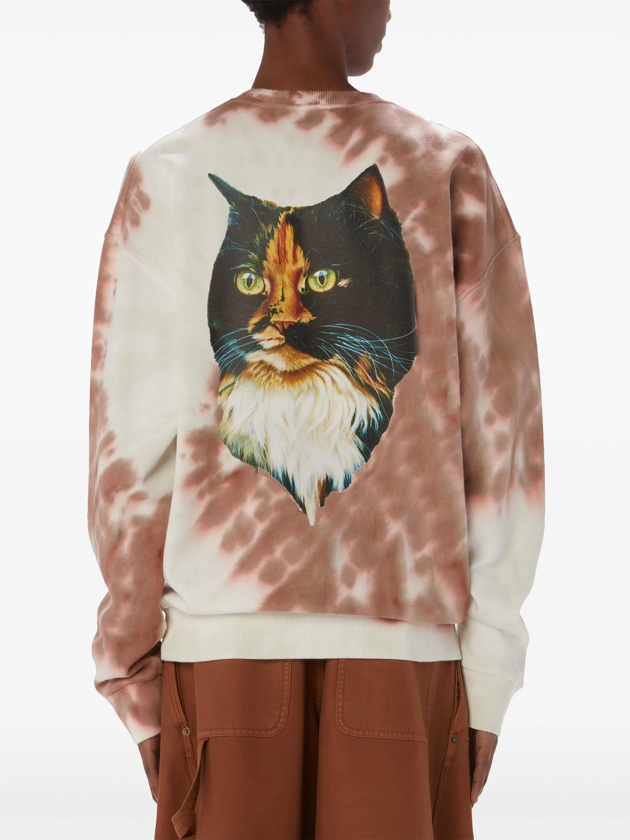 Толстовка из органического хлопка с принтом тай-дай Jw Anderson, коричневый
Толстовка из органического хлопка с принтом тай-дай Jw Anderson, коричневый