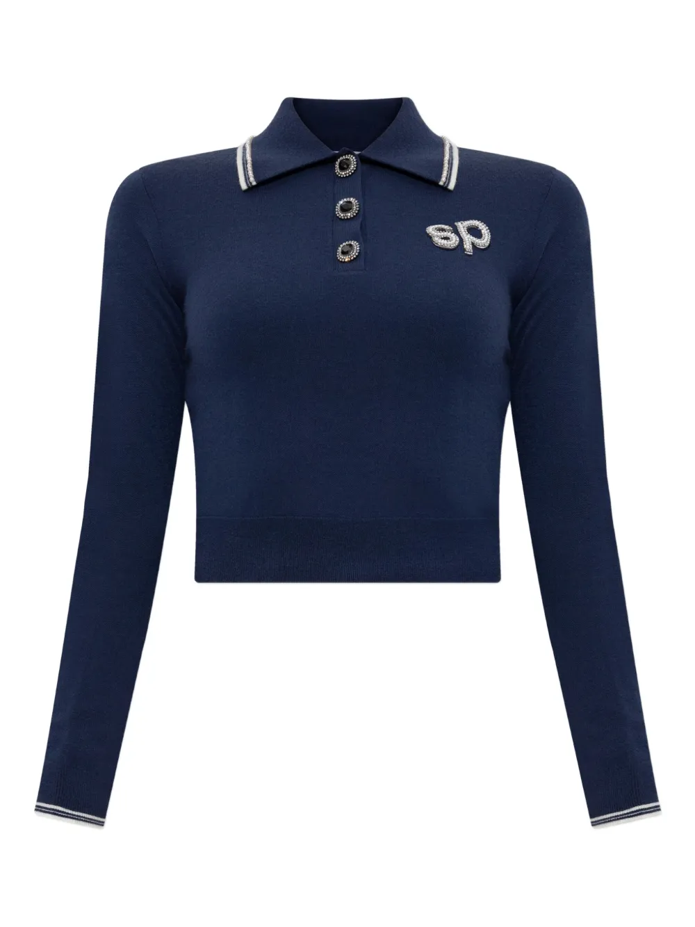 Шерстяная рубашка поло Self-Portrait, синий
Шерстяная рубашка поло Self-Portrait, синий