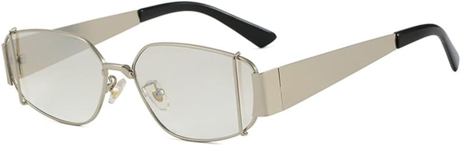 Солнцезащитные очки UV400 с металлической оправой и градиентным рисунком в стиле панк, подходят для женщин и мужчин, для бега и занятий спортом на открытом воздухе UYPTK, White Silvery
Солнцезащитные очки UV400 с металлической оправой и градиентным рисунком в стиле панк, подходят для женщин и мужчин, для бега и занятий спортом на открытом воздухе UYPTK, White Silvery