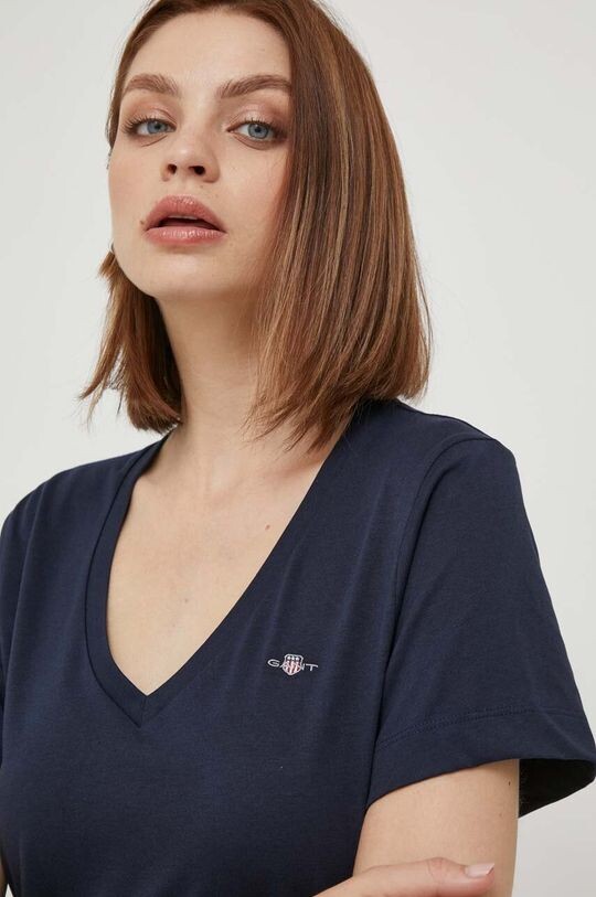 Хлопковая футболка Gant, темно-синий
Хлопковая футболка Gant, темно-синий