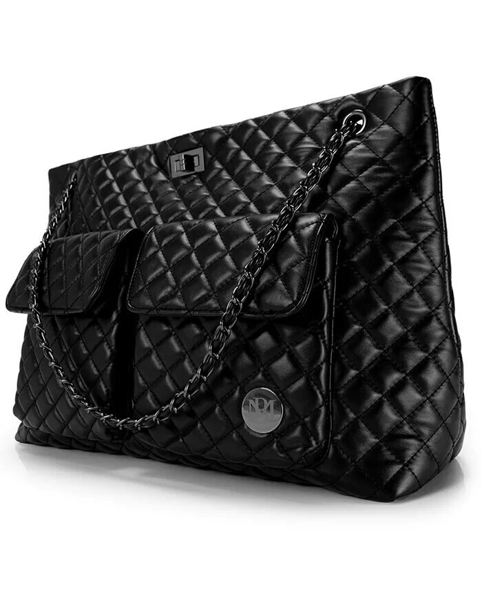 Дорожная сумка-тоут Diana из искусственной кожи Weekender Badgley Mischka, черный
Дорожная сумка-тоут Diana из искусственной кожи Weekender Badgley Mischka, черный