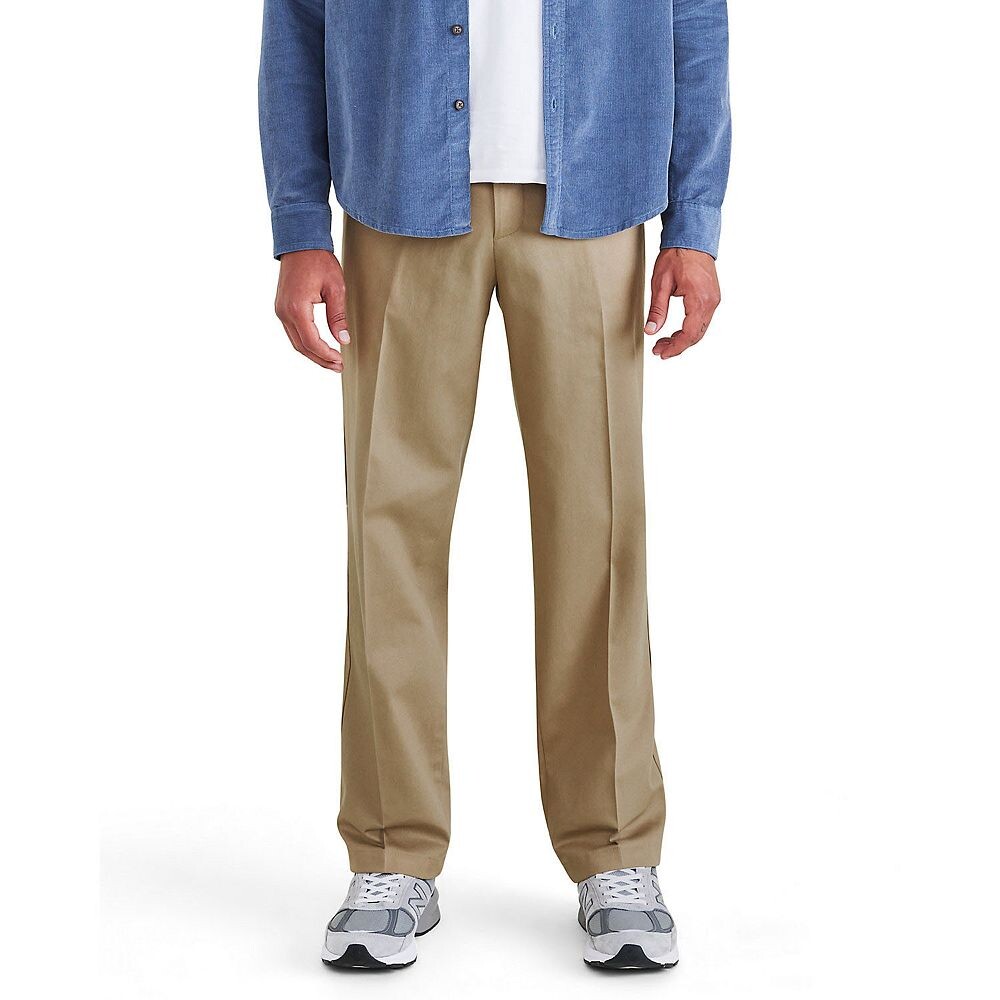 Брюки классического кроя Defender Big & Tall Dockers Signature без пятен, цвет New British Khaki 
Брюки классического кроя Defender Big & Tall Dockers Signature без пятен, цвет New British Khaki