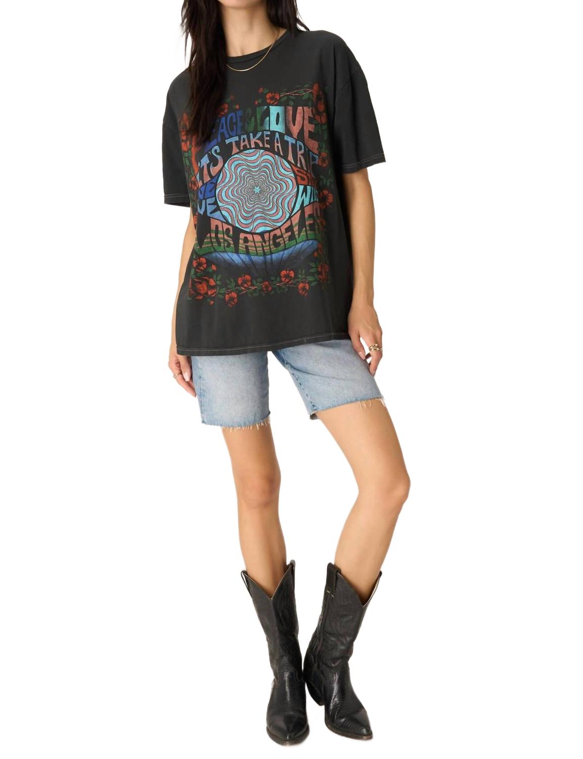 Футболка Peace And Love Relax в винтажном черном цвете PROJECT SOCIAL T
Футболка Peace And Love Relax в винтажном черном цвете PROJECT SOCIAL T