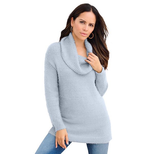 Женский свитер с воротником-капюшоном Plus Size Roaman'S, Pearl Grey
Женский свитер с воротником-капюшоном Plus Size Roaman'S, Pearl Grey