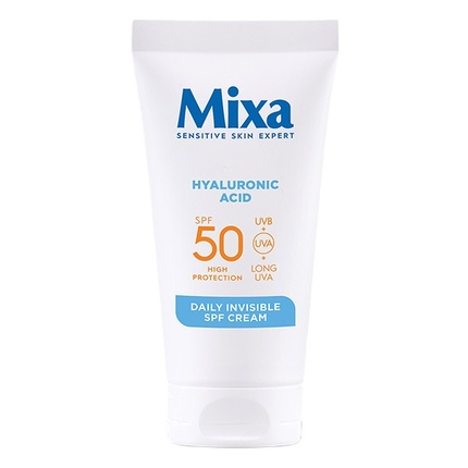 Увлажняющий крем для лица Spf50 против сухости с гиалуроновой кислотой 50 мл Mixa
Увлажняющий крем для лица Spf50 против сухости с гиалуроновой кислотой 50 мл Mixa
