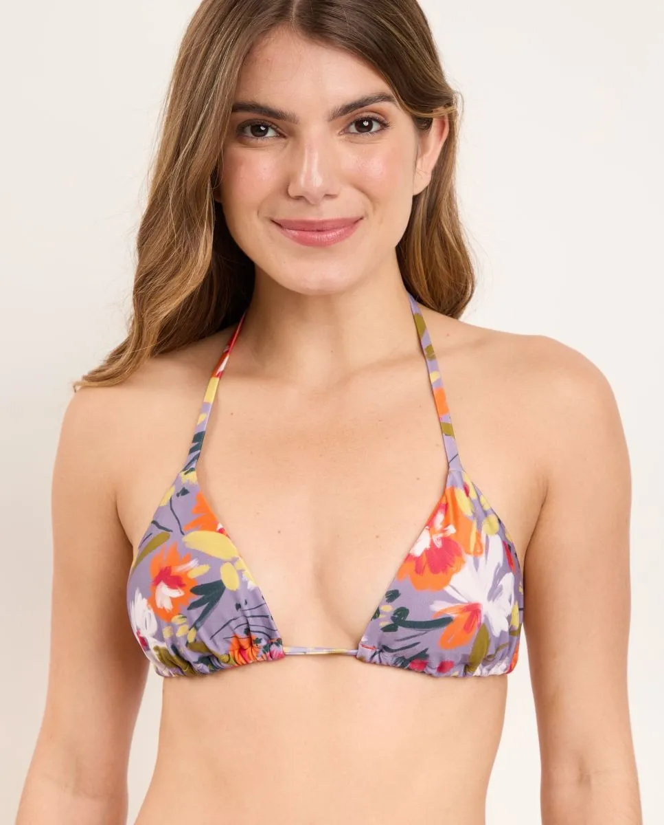 Верх бикини с треугольными чашечками и принтом Río de Sol, пурпурный
Верх бикини с треугольными чашечками и принтом Río de Sol, пурпурный