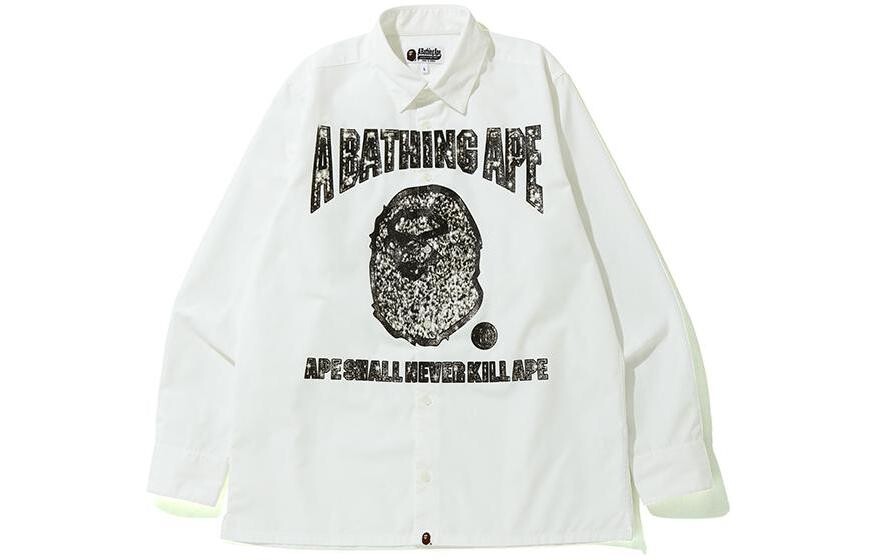 Рубашка мужская A Bathing Ape, белый
Рубашка мужская A Bathing Ape, белый