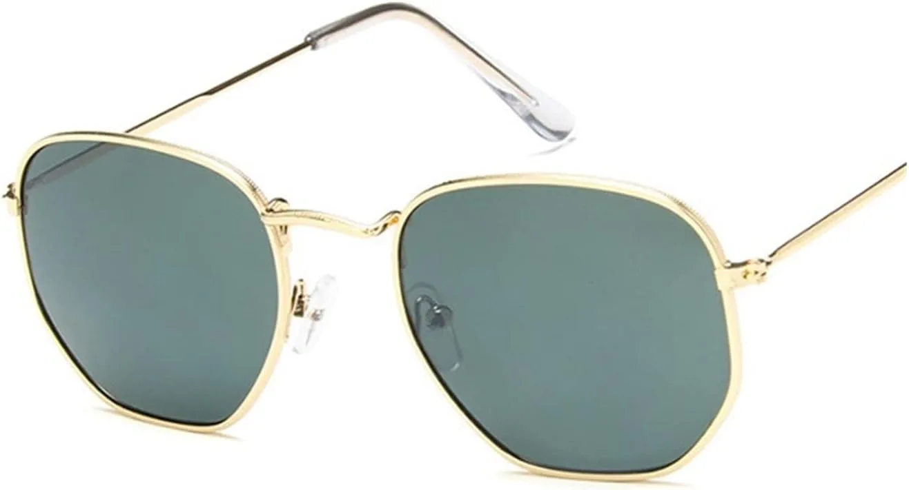 Дизайнерские солнцезащитные очки с шестиугольными плоскими линзами. Новые винтажные женские зеркальные солнцезащитные очки для вождения YGDBXHYD, Gold Frame Grey
Дизайнерские солнцезащитные очки с шестиугольными плоскими линзами. Новые винтажные женские зеркальные солнцезащитные очки для вождения YGDBXHYD, Gold Frame Grey