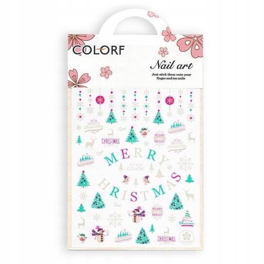 Тонкие самоклеящиеся новогодние наклейки для ногтей Colorf CY-019, AllePaznokcie
Тонкие самоклеящиеся новогодние наклейки для ногтей Colorf CY-019, AllePaznokcie