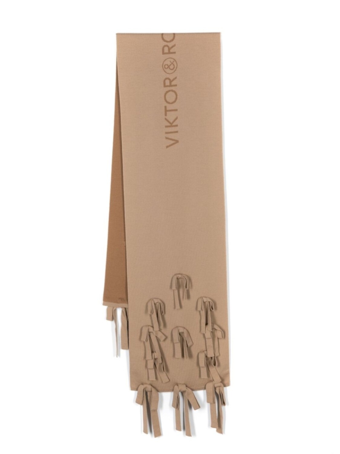 Шарф с жаккардовым логотипом Viktor & Rolf, нейтральный цвет
Шарф с жаккардовым логотипом Viktor & Rolf, нейтральный цвет