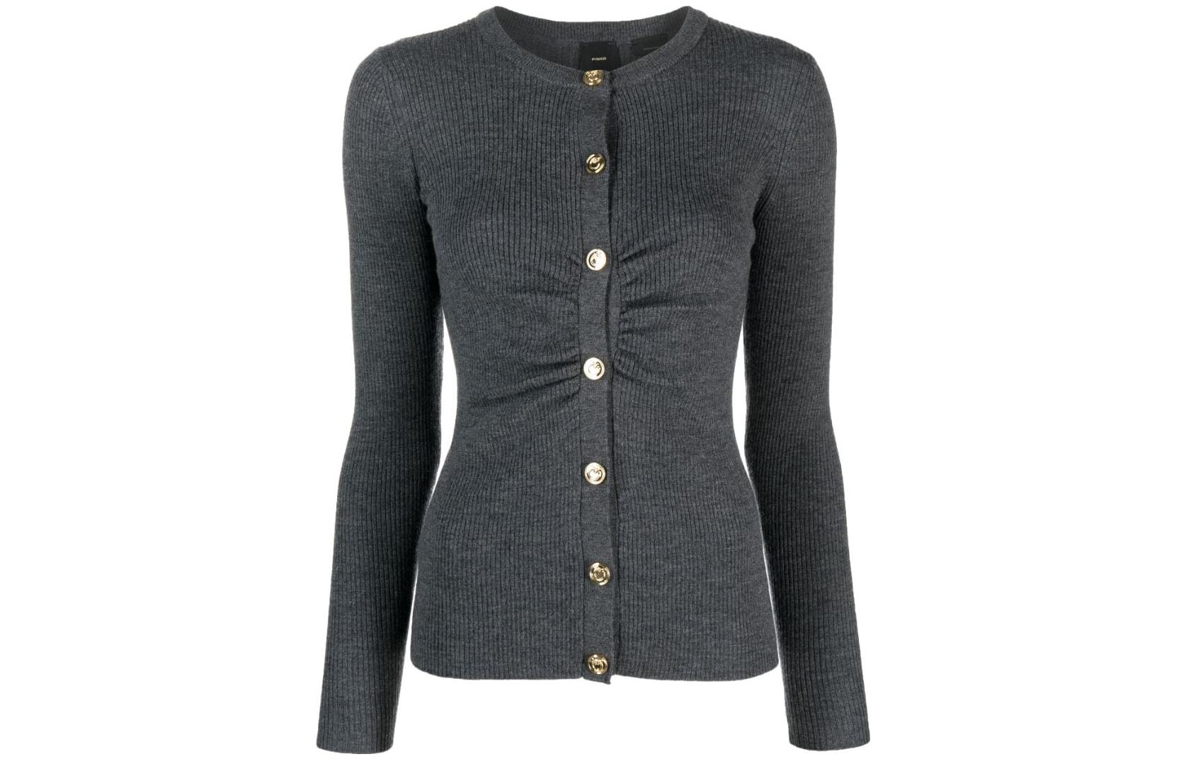Кардиган с плиссированными деталями PINKO, темно-серый
Кардиган с плиссированными деталями PINKO, темно-серый