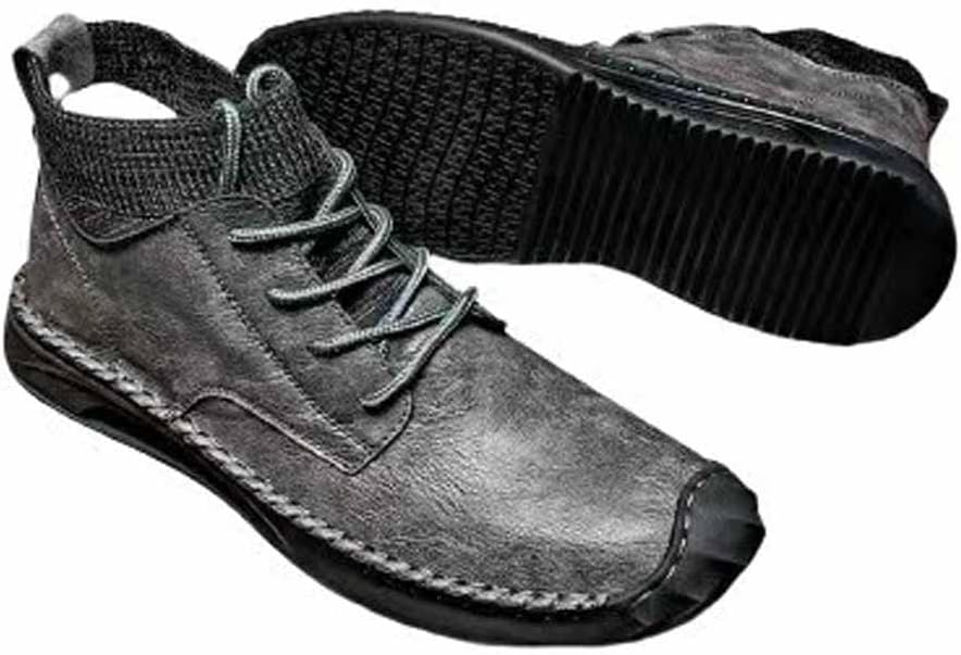 Мужские повседневные лоферы MSYINGL, ручная строчка, комфортные туфли, мягкая кожаная обувь на щиколотку, высокие кроссовки на шнуровке для прогулок, серый
Мужские повседневные лоферы MSYINGL, ручная строчка, комфортные туфли, мягкая кожаная обувь на щиколотку, высокие кроссовки на шнуровке для прогулок, серый