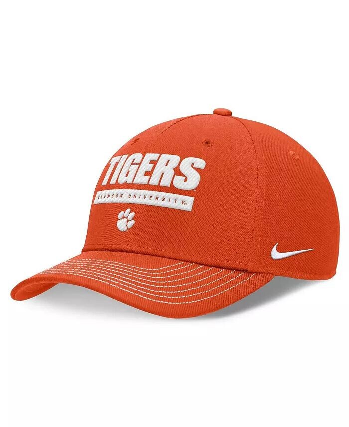 Мужская и женская оранжевая шляпа Clemson Tigers 2024 с регулируемой посадкой и боковой посадкой Nike, оранжевый 
Мужская и женская оранжевая шляпа Clemson Tigers 2024 с регулируемой посадкой и боковой посадкой Nike, оранжевый