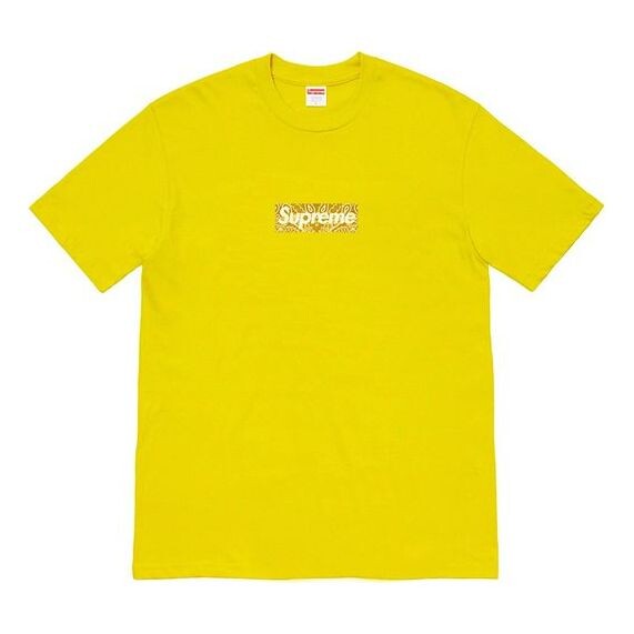 Футболка fw19 week 17 bandana box logo tee Supreme, желтый
Футболка fw19 week 17 bandana box logo tee Supreme, желтый