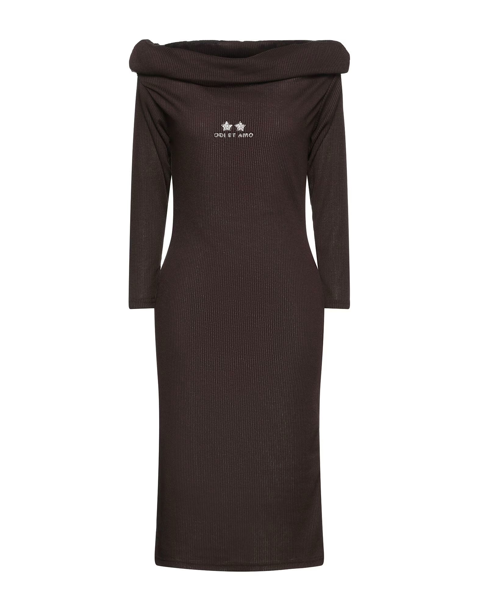 Платье миди Odi Et Amo, темно-коричневый
Платье миди Odi Et Amo, темно-коричневый