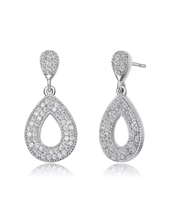 Серьги-Капельки из белого золота с прозрачными кубическими цирконами Rachel Glauber, white
Серьги-Капельки из белого золота с прозрачными кубическими цирконами Rachel Glauber, white
