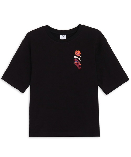 Мужская футболка свободного кроя с коротким рукавом, цветочным и графическим принтом PUMA, черный
Мужская футболка свободного кроя с коротким рукавом, цветочным и графическим принтом PUMA, черный