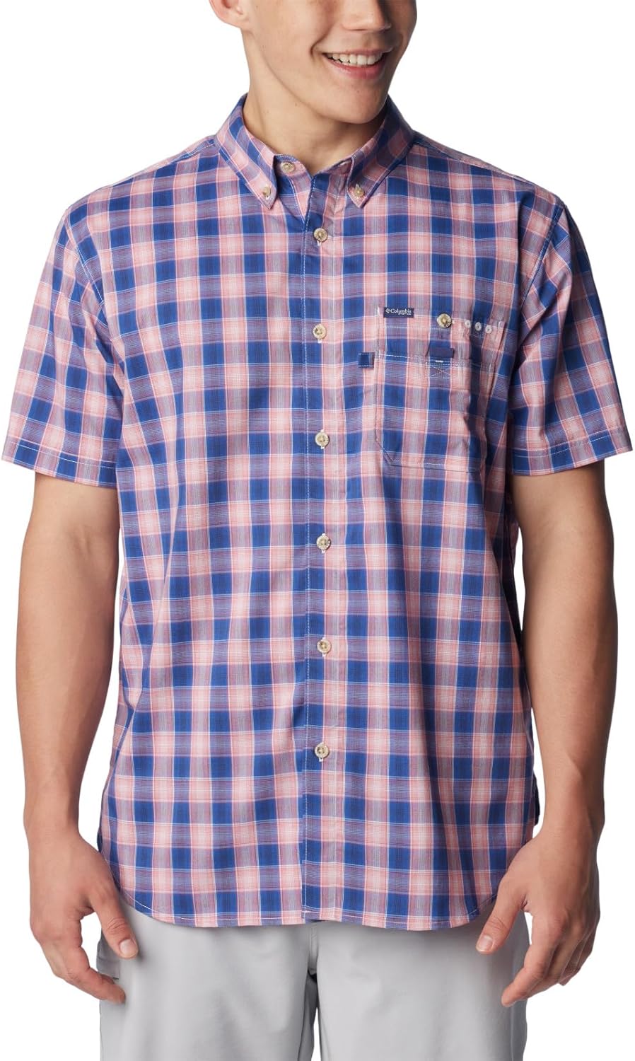 Рубашка Columbia Mens Bonefish с коротким рукавом, Sunset Red Ombre Check
Рубашка Columbia Mens Bonefish с коротким рукавом, Sunset Red Ombre Check