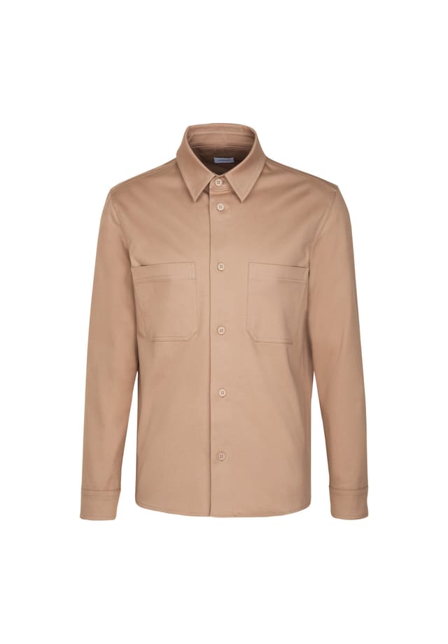 Обычная верхняя рубашка Seidensticker, бежевый
Обычная верхняя рубашка Seidensticker, бежевый